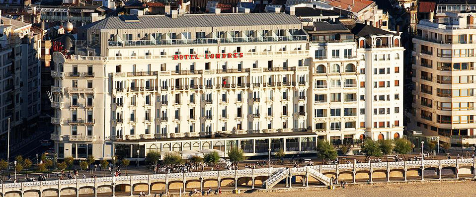 Hotel de Londres y de Inglaterra ★★★★ - Un contraste saisissant et envoûtant entre terre et mer. - Saint-Sébastien, Espagne