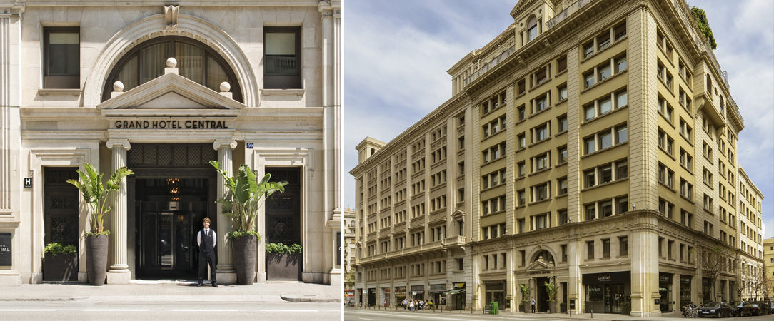 Grand Hotel Central <span class='stars'>&#9733;</span><span class='stars'>&#9733;</span><span class='stars'>&#9733;</span><span class='stars'>&#9733;</span><span class='stars'>&#9733;</span> - A central Barcelona hotel with panoramic views over the city. - Barcelona, Spain