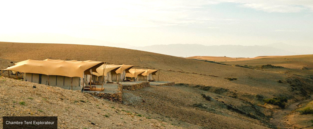 Caravan by Habitas - Une bulle de sérénité dans un décor paradisiaque au beau milieu du désert : exceptionnel. - Désert d'Agafay, Maroc
