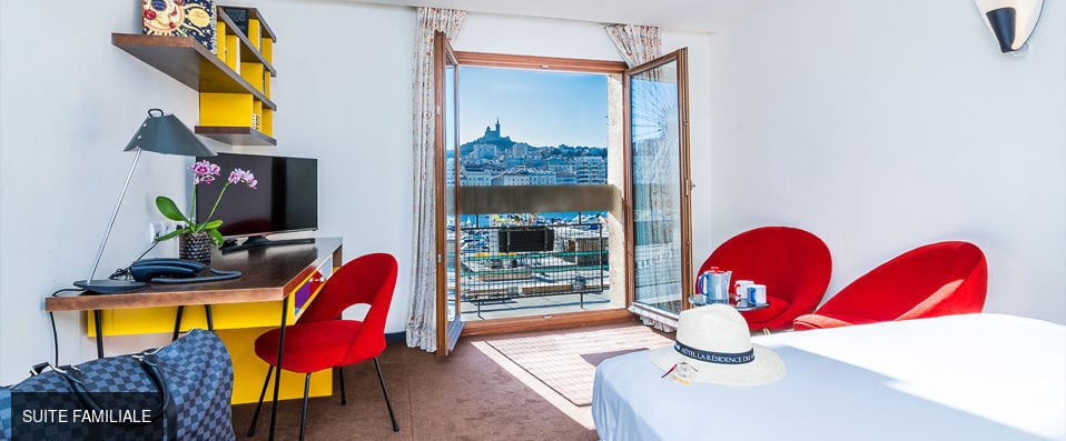 Hôtel La Résidence du Vieux-Port ★★★★ - Votre cocon design avec vue sur le Vieux-Port. - Marseille, France
